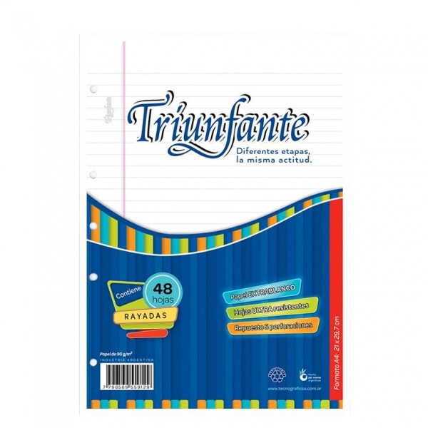REPUESTO A4 TRIUNFANTE X...