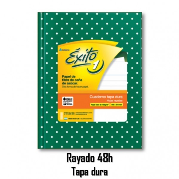 CUADERNO RAYADO C/LUNARES...