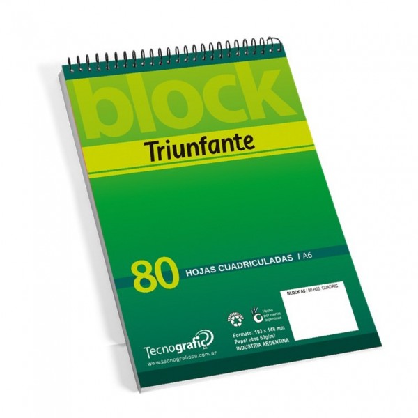 BLOCK CUADRICULADO A5...