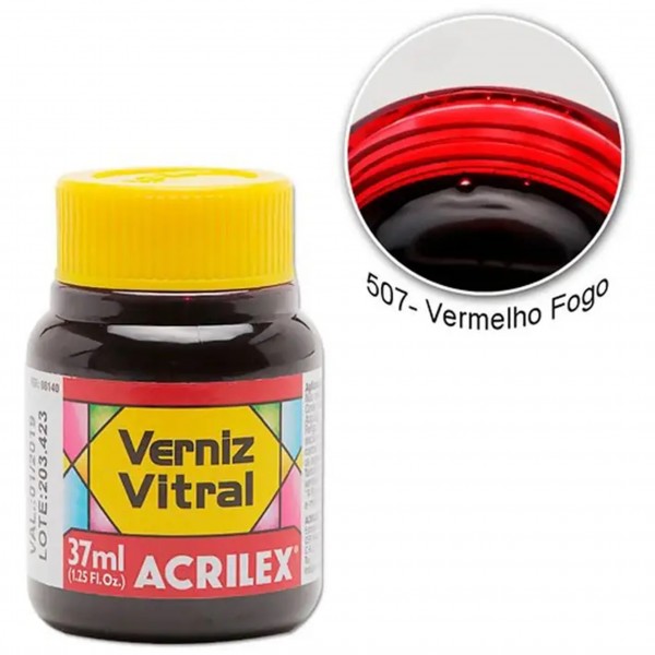 BARNIZ VITRAL ACRILEX 37ML...