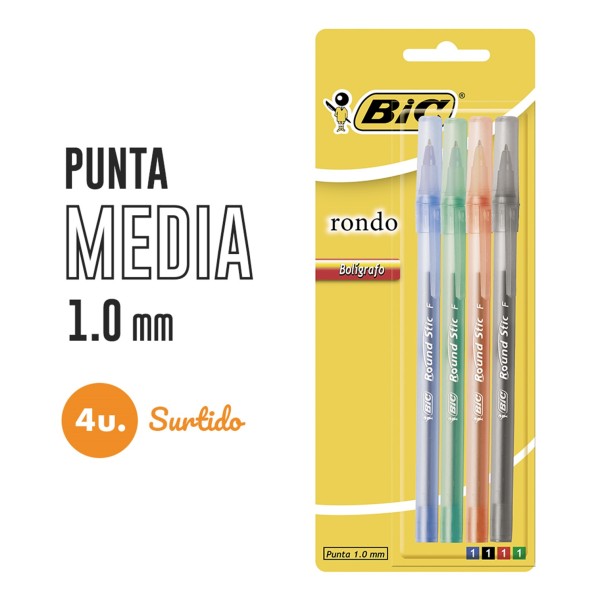 SET BOLIGRAFOS BIC ROUND...
