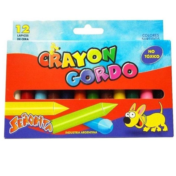 CRAYONES SEÑORITA GRUESOS...
