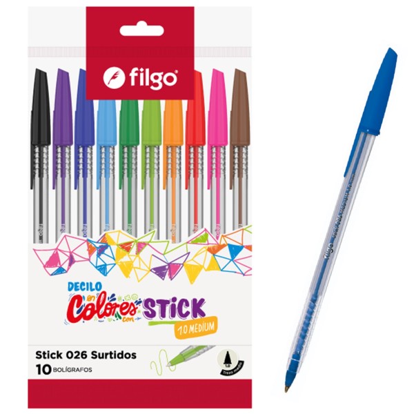 SET BOLIGRAFO FILGO STICK...