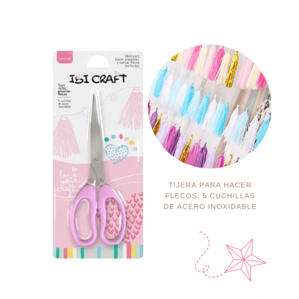 TIJERA PARA FLECOS 19CM IBI...