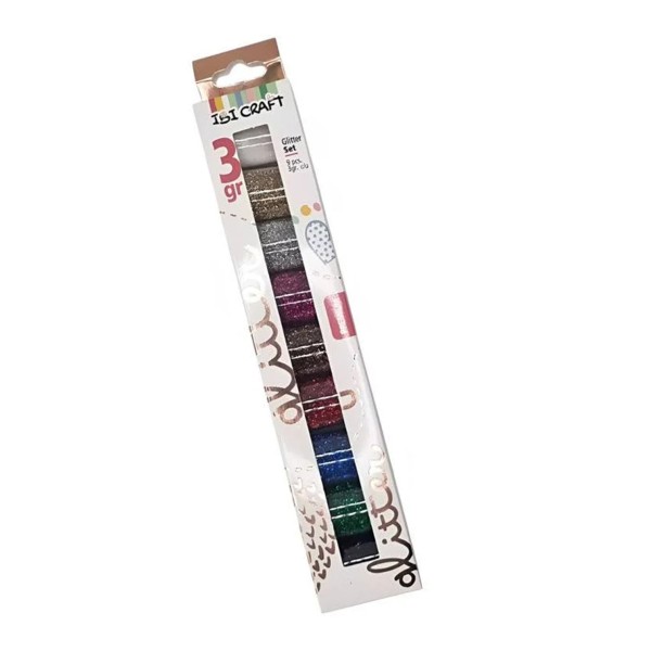 GLITTER IBI CRAFT SET X 9...