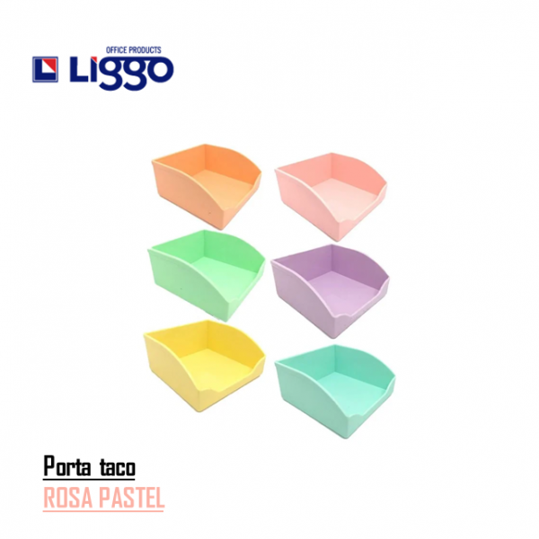 PORTA TACO LIGGO - ROSA PASTEL