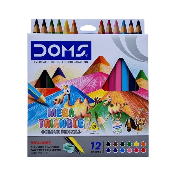COLORES DOMS MEGA TRIANG. X 12