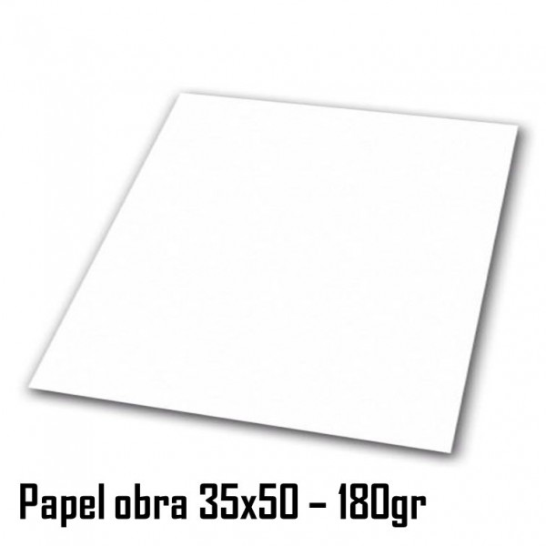 PAPEL OBRA 35X50 - 180GR...