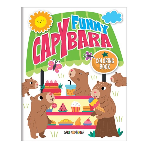 LIBRO PINTAR FUNNY CAPYBARA