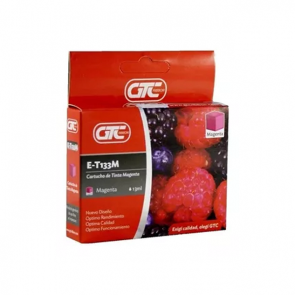 CARTUCHO GTC T133 - MAGENTA