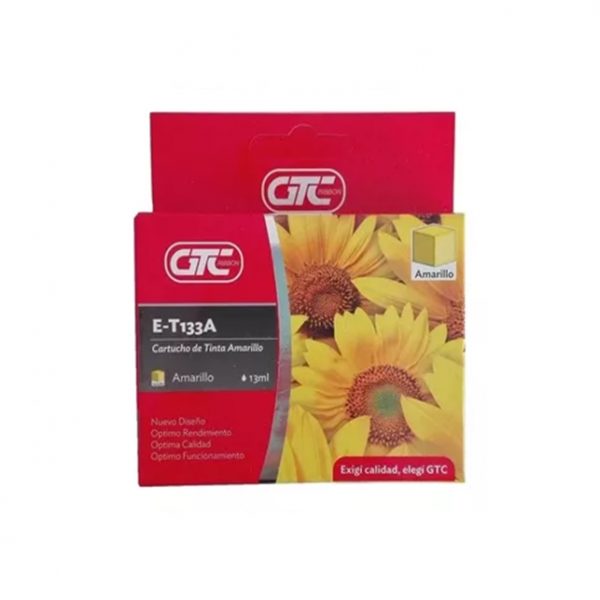 CARTUCHO GTC T133 - AMARILLO