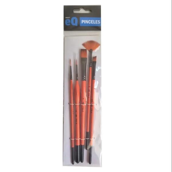 SET PINCELES EQ ARTE X 5...