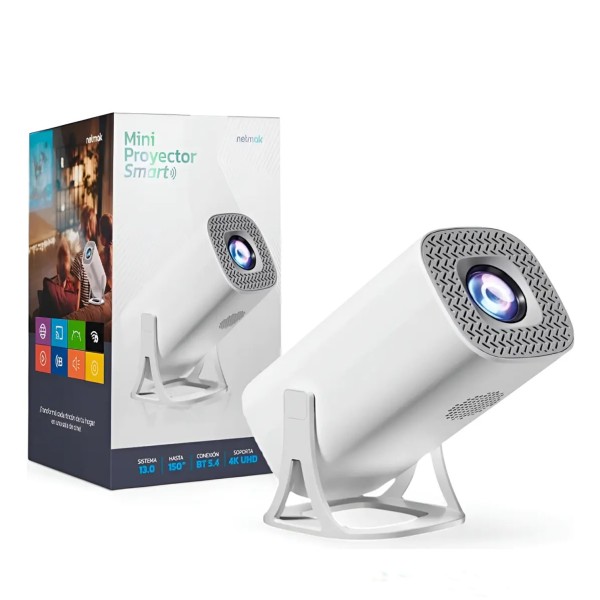 PROYECTOR NETMAK MINI SMART...