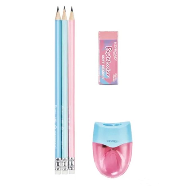 SET LAPICES KEYROAD PASTEL...