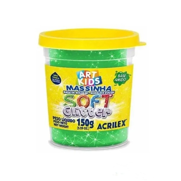 MASA ACRILEX SOFT GLITTER...