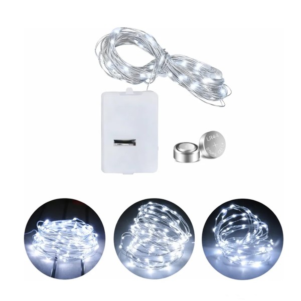 LUCES LED ALAMBRE 1MTS A...