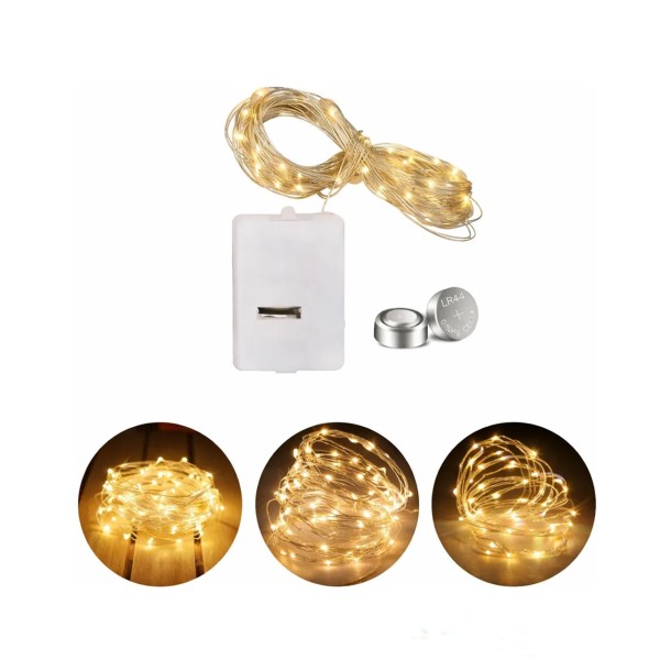 LUCES LED ALAMBRE 1MTS A...
