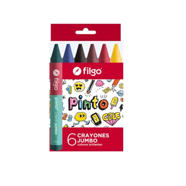 CRAYONES FILGO JUMBO X6