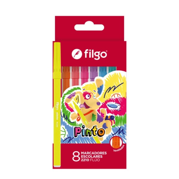 FIBRAS FILGO PINTO FLUO X8