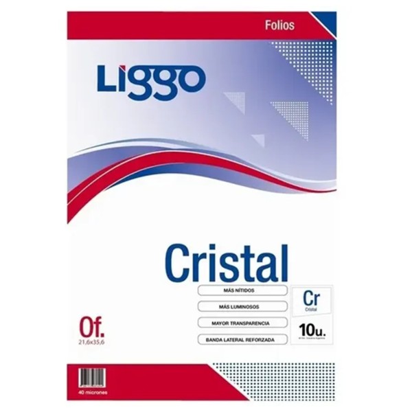 FOLIOS OFICIO LIGGO CRISTAL...