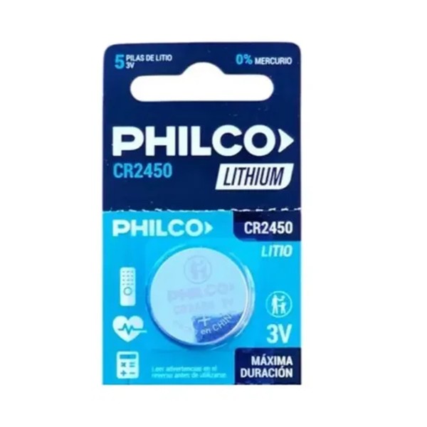 PILA PHILCO CR2450 LITHIUM...