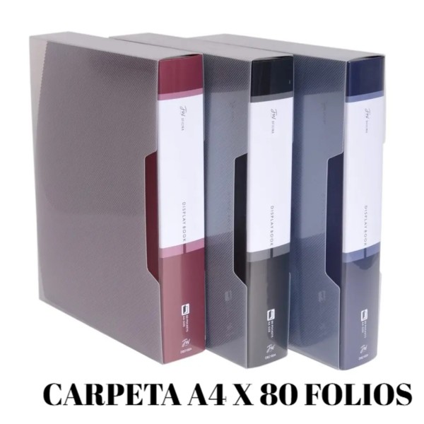 CARP. C/ FOLIOS A4 X 80 FW...