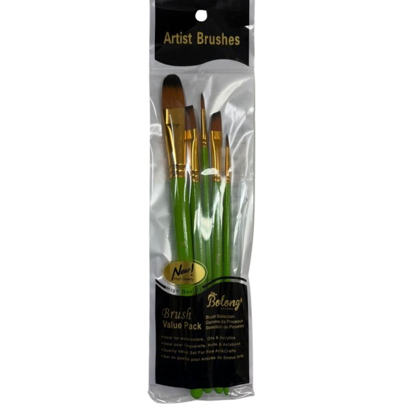 SET PINCELES BOLONG X 5...