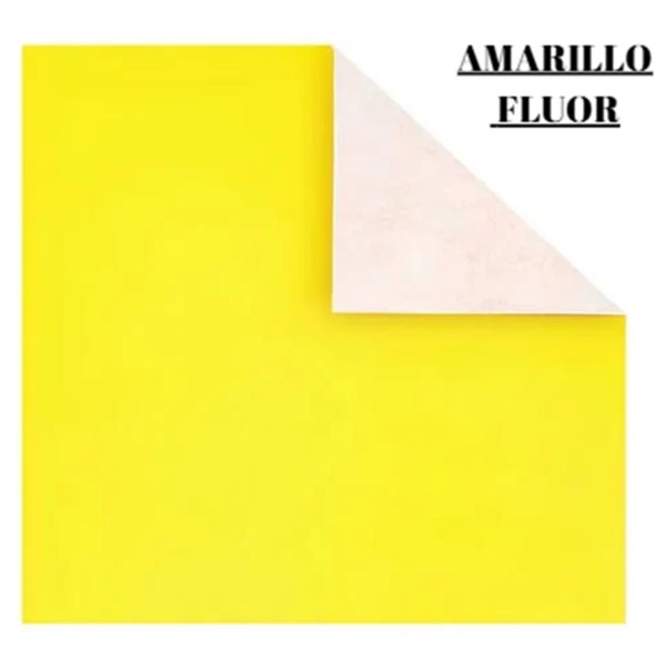 PAPEL AFICHE FLUOR - AMARILLO