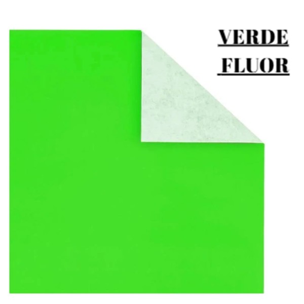 PAPEL AFICHE FLUOR - VERDE