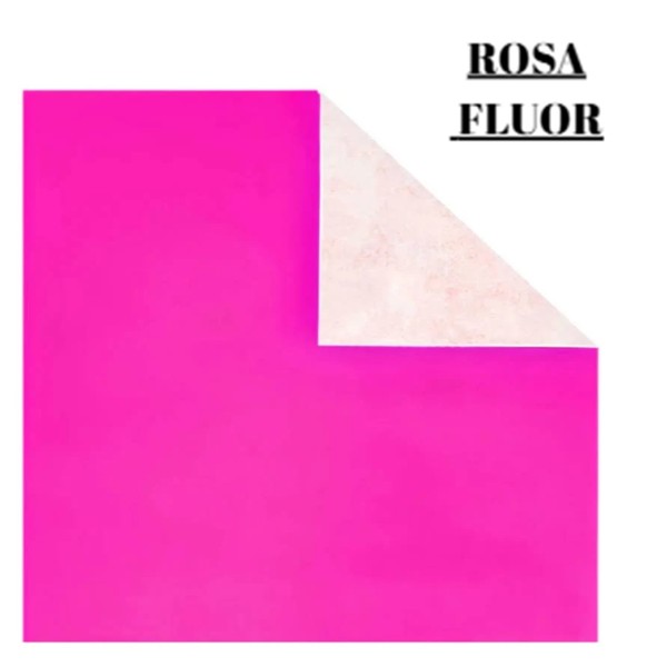 PAPEL AFICHE FLUOR - ROSA