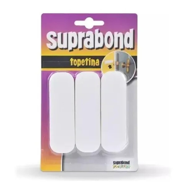 TOPETINA RECTANGULAR BLANCA...