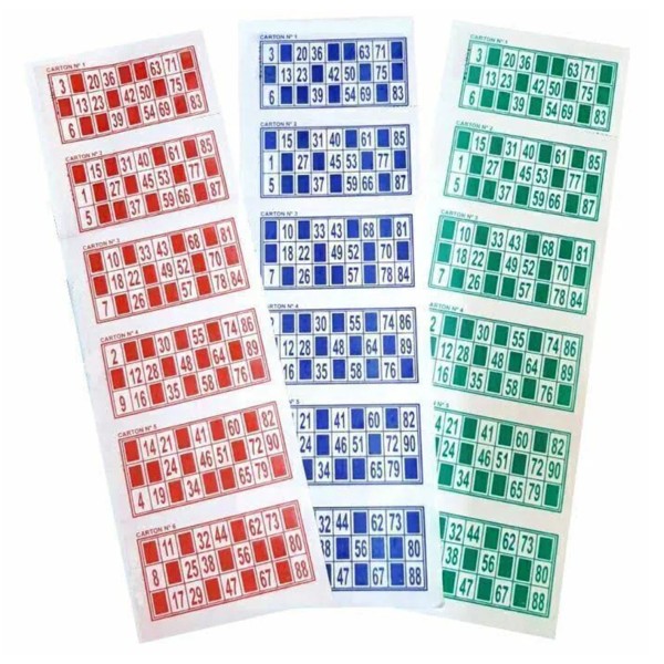 CARTON BINGO SURTIDO (PAQ....