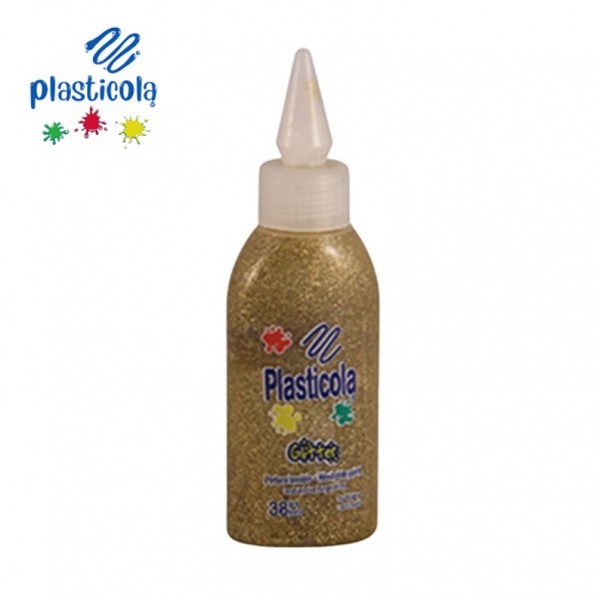 PLASTICOLA GLITTER 31GR. - ORO