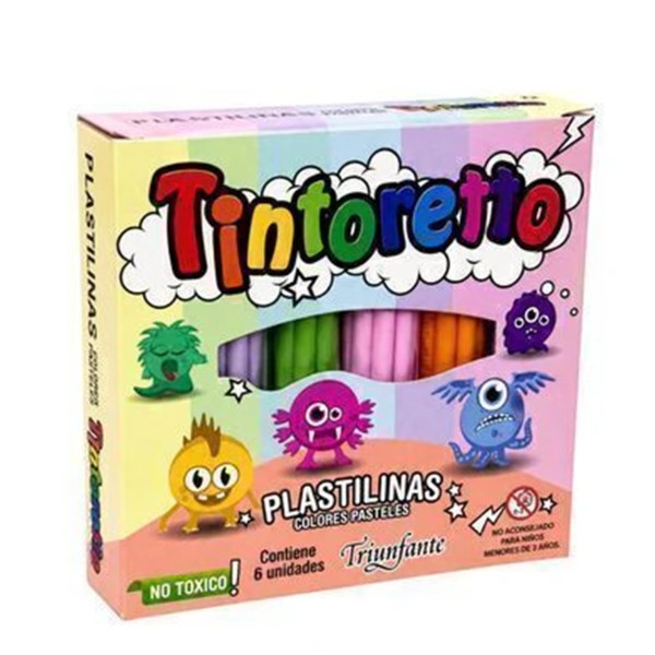 PLASTILINA TINTORETTO X 6...