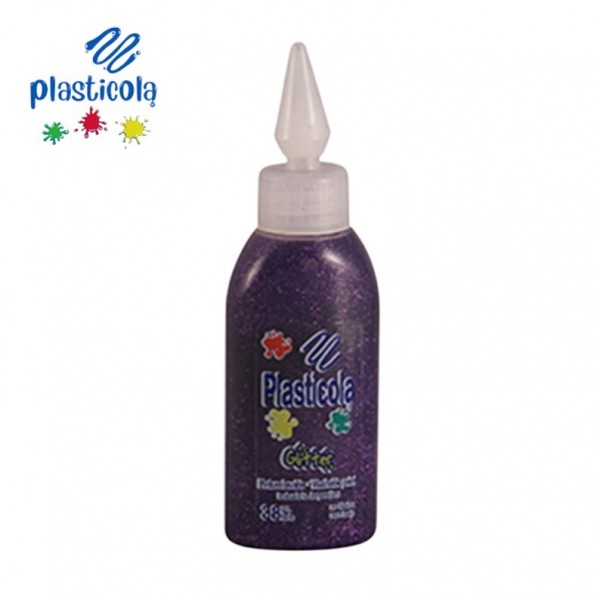 PLASTICOLA C/ GLITTER 40GR...