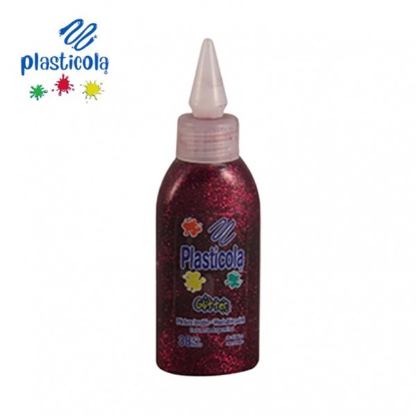 PLASTICOLA C/ GLITTER 40GR...