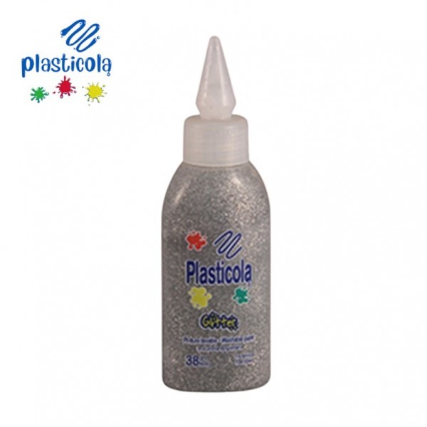 PLASTICOLA C/ GLITTER 40GR...
