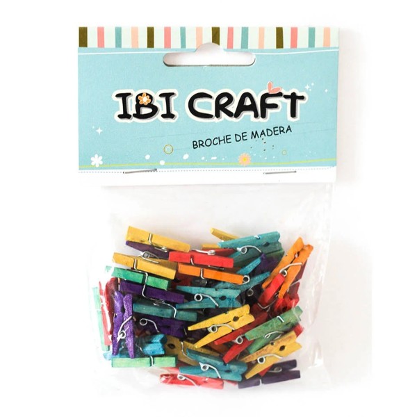 BROCHES MADERA 2.5 X 50U....