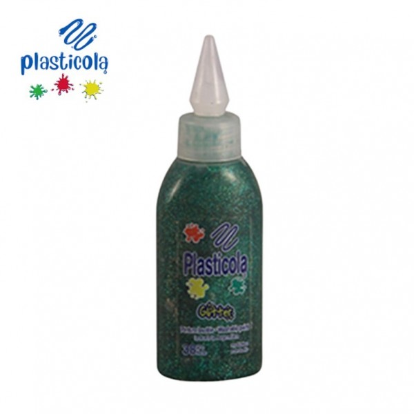 PLASTICOLA C/ GLITTER 40GR...