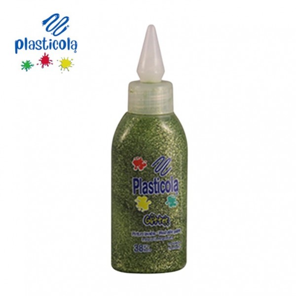 PLASTICOLA C/ GLITTER 40GR...