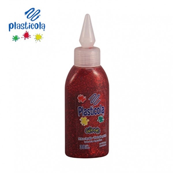PLASTICOLA C/ GLITTER 40GR...