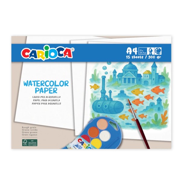 BLOCK PARA ACUARELA CARIOCA...