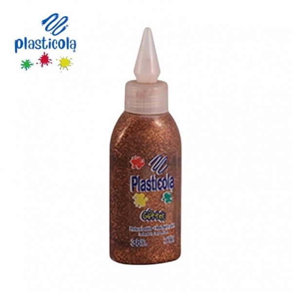 PLASTICOLA C/ GLITTER 40GR...