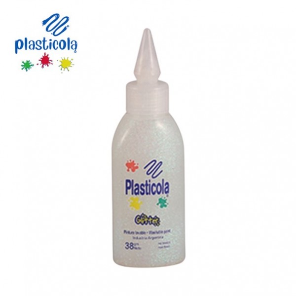 PLASTICOLA C/ GLITTER 40GR...