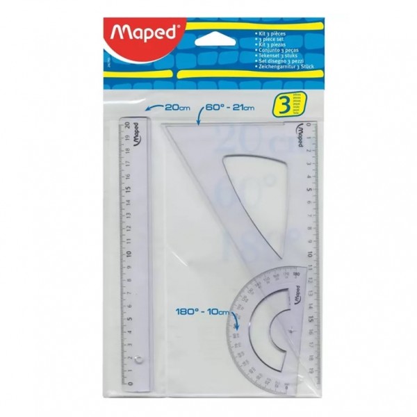 SET GEOMETRICO MAPED 21CM -...