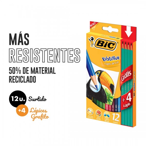 LAPICES DE COLOR BIC...