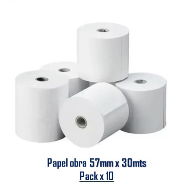 PAPEL OBRA 57MM X 30MTS...