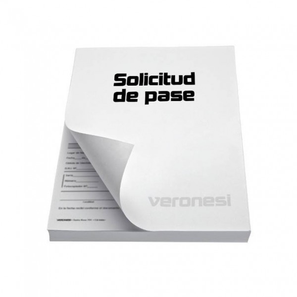 SOLICITUD DE PASE / TRAMITE...