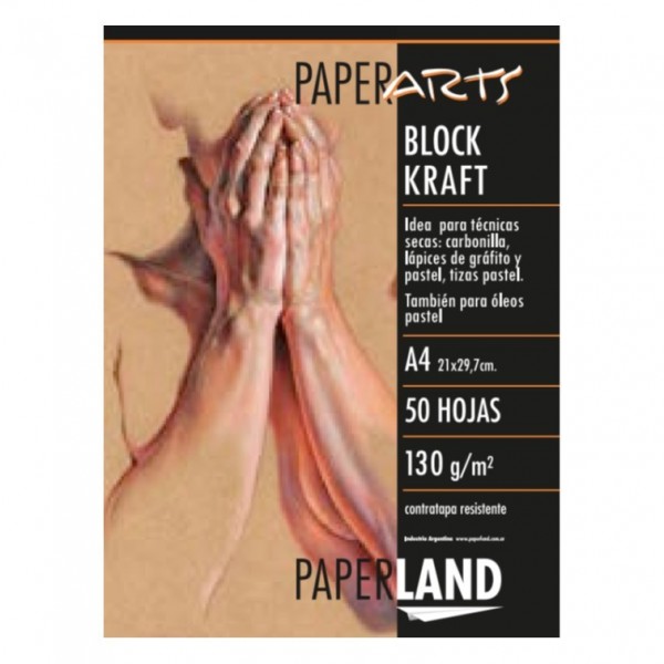 BLOCK DE DIBUJO A4 KRAFT...