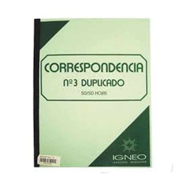 LIBRO CORRESPONDENCIA Nº3...
